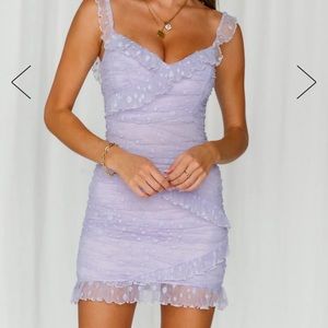 Hello Molly Flirty Friend Dress Lilac